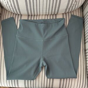 Athleta Ribbed Leggings in Teal